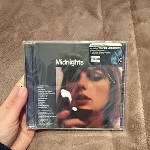 Taylor Swift Midnights CD — Black Cover with Portrait